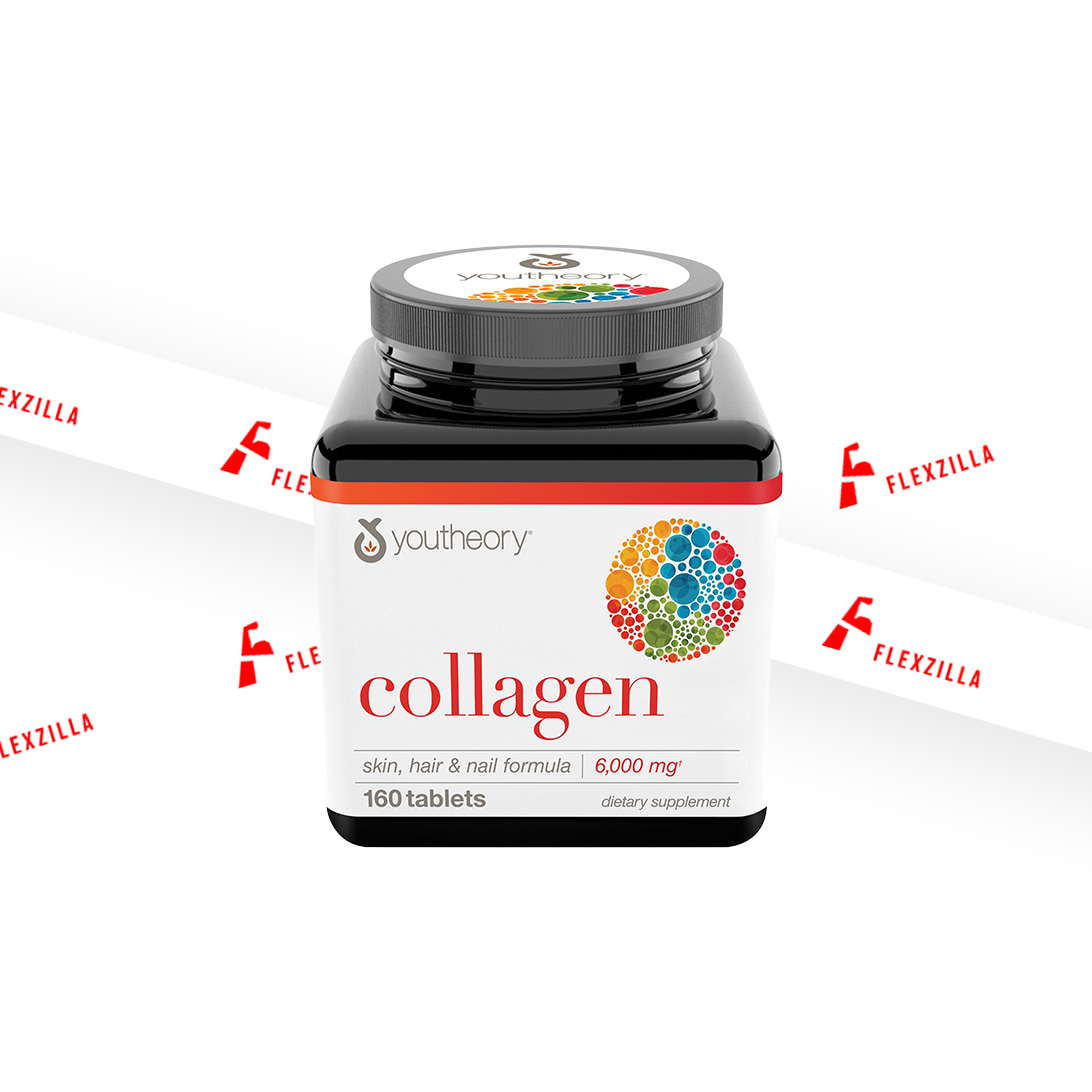 Youtheory Advanced Collagen - 6,000 mg Collagen - with Vitamin C