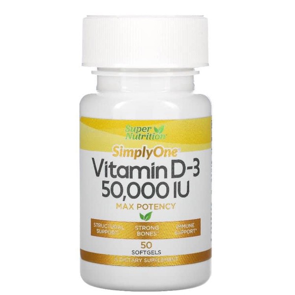 Super Nutrition Vitamin D3 50,000 IU