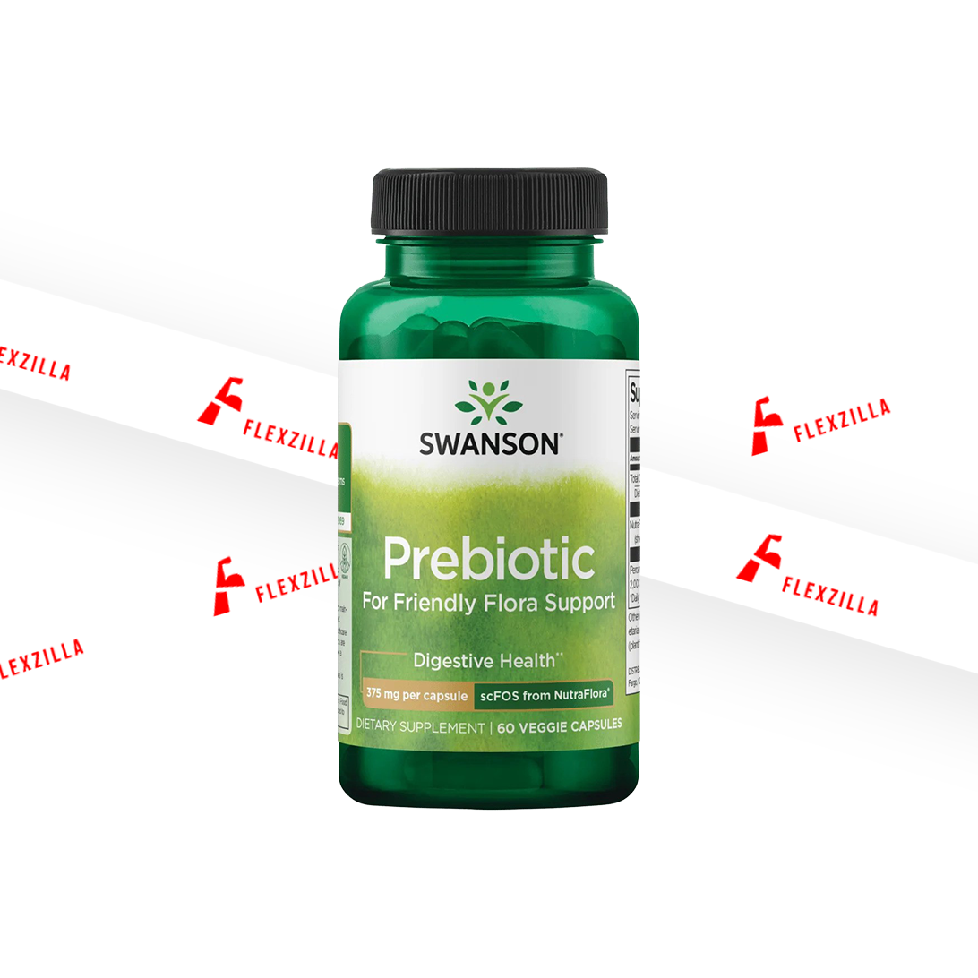 Swanson Prebiotic for Friendly Flora Support 375 mg
