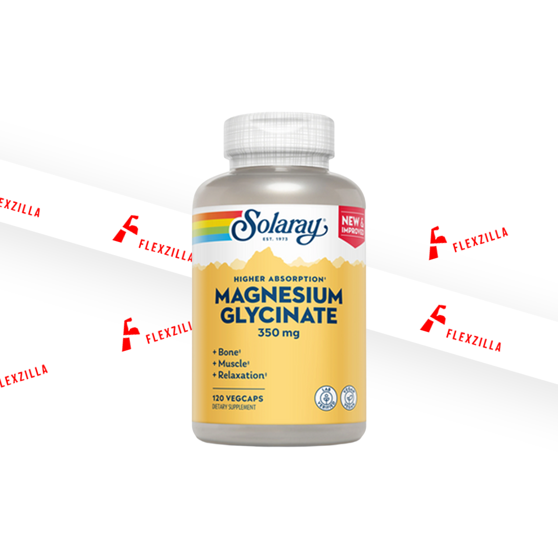 Solaray Magnesium Glycinate 350mg 120 vegcaps