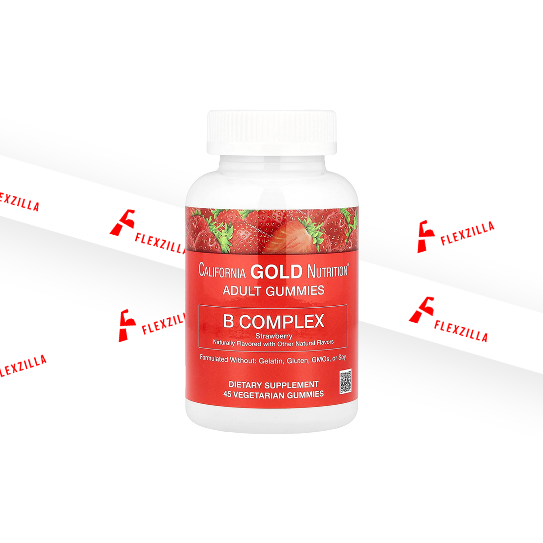 CALIFORNIA GOLD NUTRITION ADULT GUMMIES B-COMPLEX