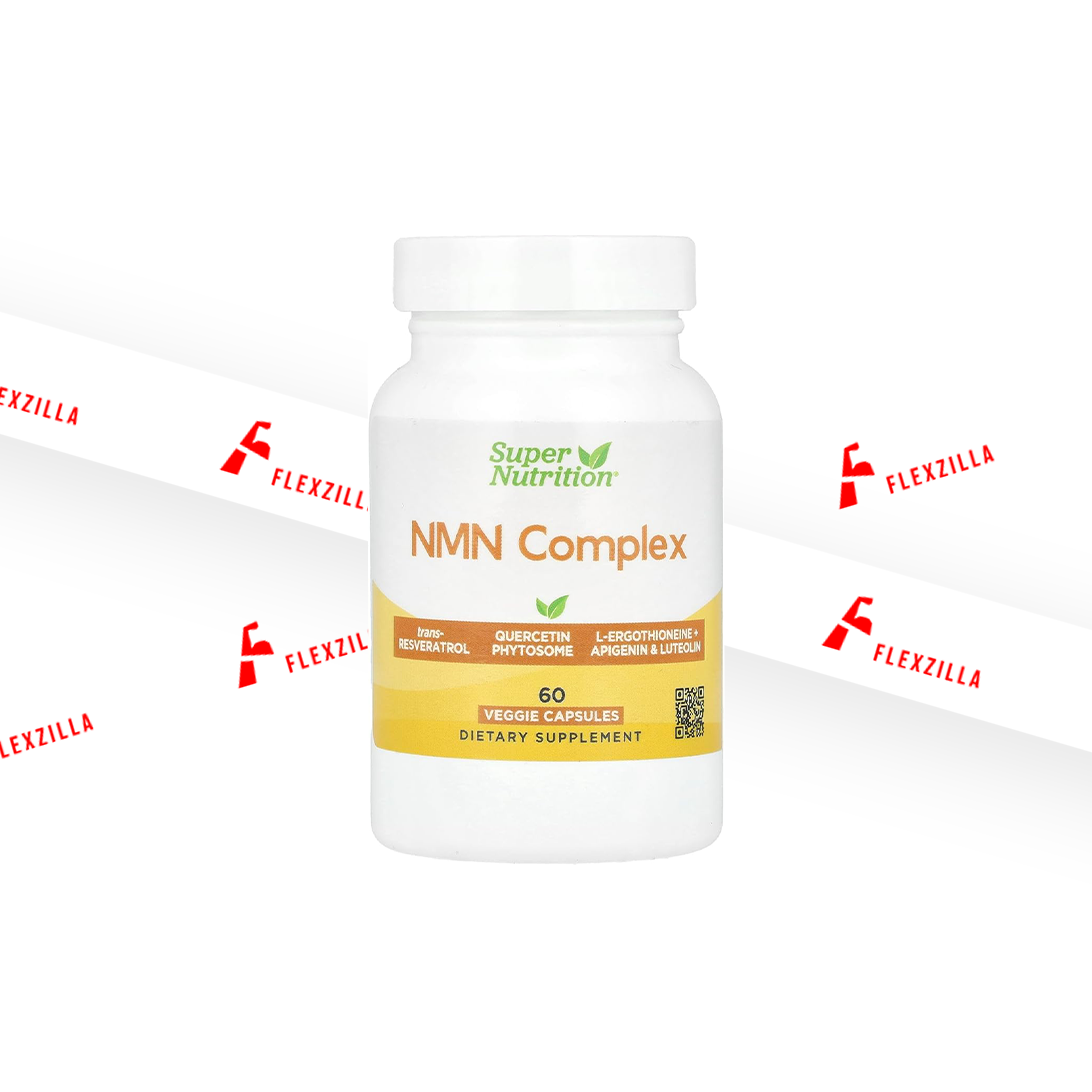 SUPER NUTRITION NMN COMPLEX (TRANS-RESVERATROL, QUERCETIN PHYTOSOME AND L-ERGOTHIONEINE + APIGENIN & LUTEOLIN)