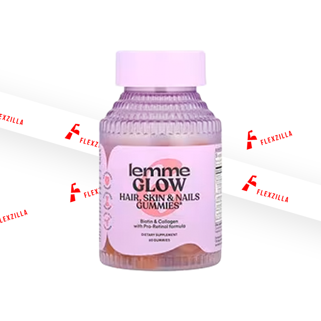 LEMME GLOW- HAIR SKIN & NAILS -BIOTIN & COLLAGEN & PRO-RETINOL