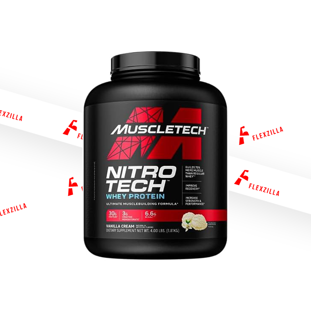 MUSCLETECH NITRO TECH WHEY PROTEIN 4 LBS