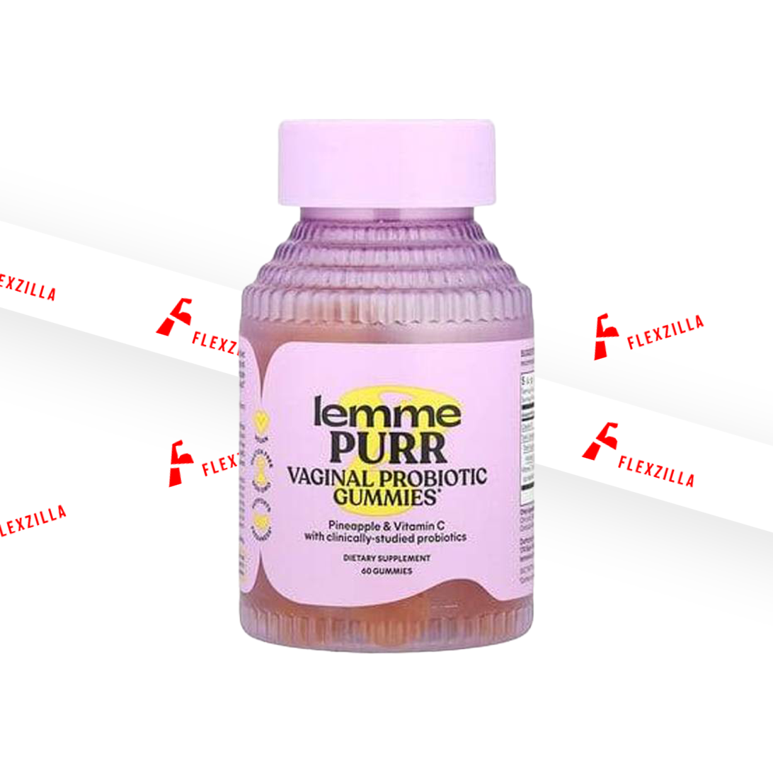 Lemme Purr- Vaginal Probiotic Gummies Pineapple & Vitamin C