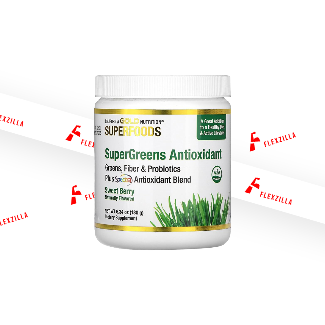 CALIFORNIA GOLD NUTRITION SUPER FOODS SUPER GREENS ANTIOXIDANT