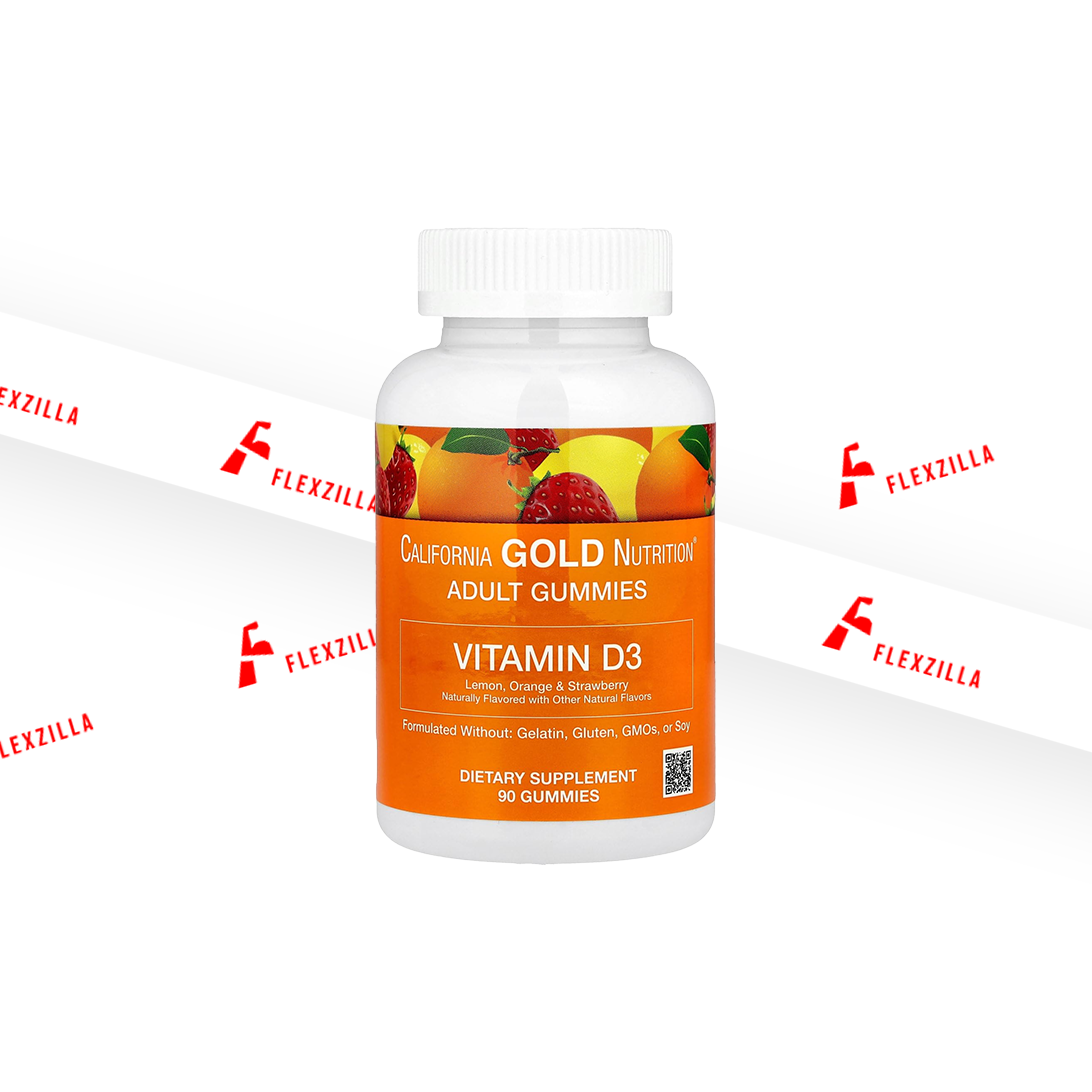 CALIFORNIA GOLD NUTRITION ADULT GUMMIES VITAMIN D3