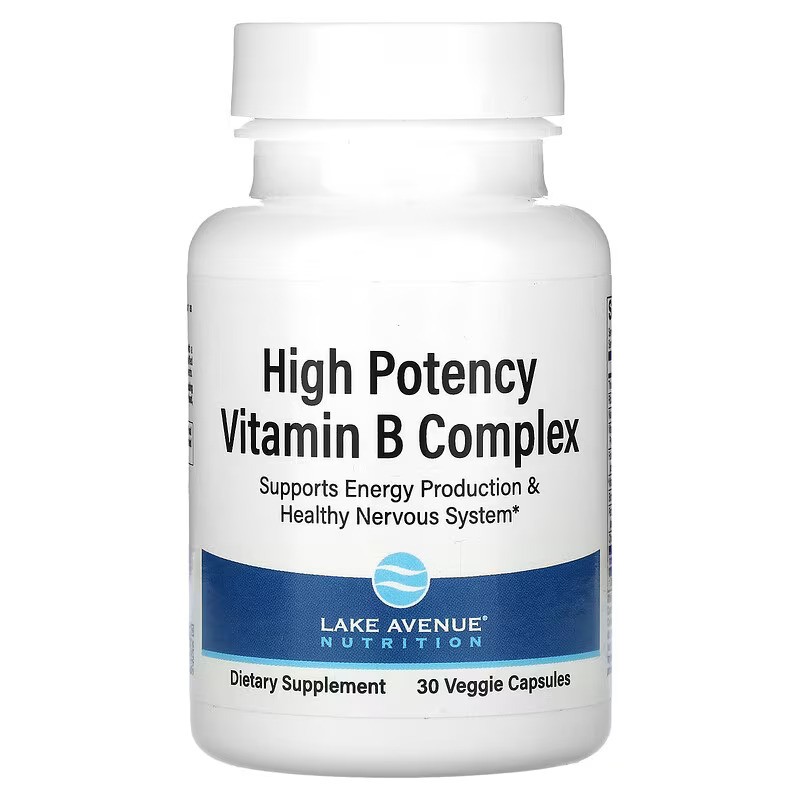 LAKE AVENUE NUTRITION HIGH POTENCY VITAMIN B COMPLEX