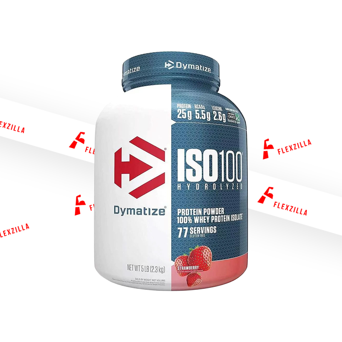 Dymatize Iso 100 hydrolyzed whey protein isolate 5 Lb / 1.3 Lb